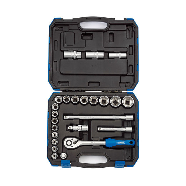 Draper 16362 1/2" Sq. Dr. Metric Socket Set (24 Piece)