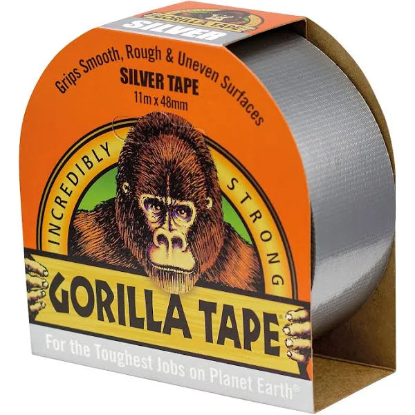 GORILLA SILVER TAPE 11M X 48MM