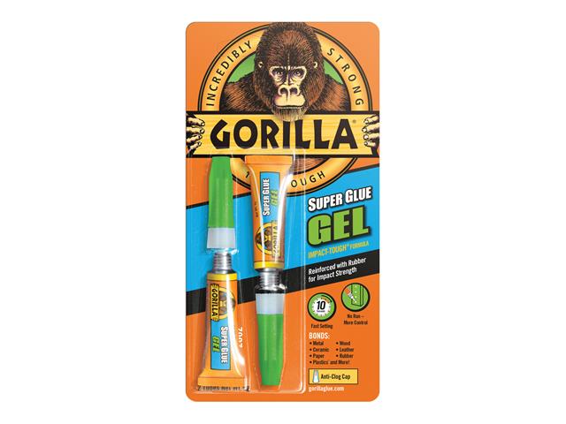 GORILLA SUPER GLUE GEL 3G X2