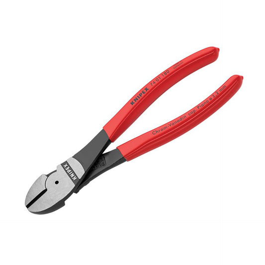 KNIPEX 74 21 180 HIGH LEVERAGE DIAGONAL CUTTERS