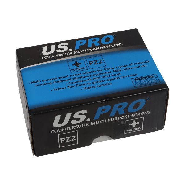 U.S PRO CSK POZI ADVANCED MULTI PURPOSE SCREWS