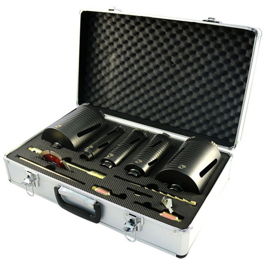 ABRACS 5PC DIAMOND CORE DRILL SET.