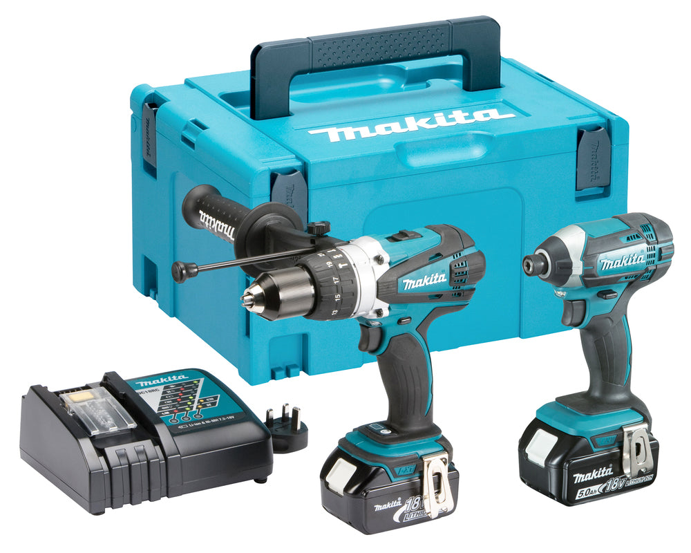 MAKITA DLX2145TJ TWIN KIT (5.0AH BATTERIES)