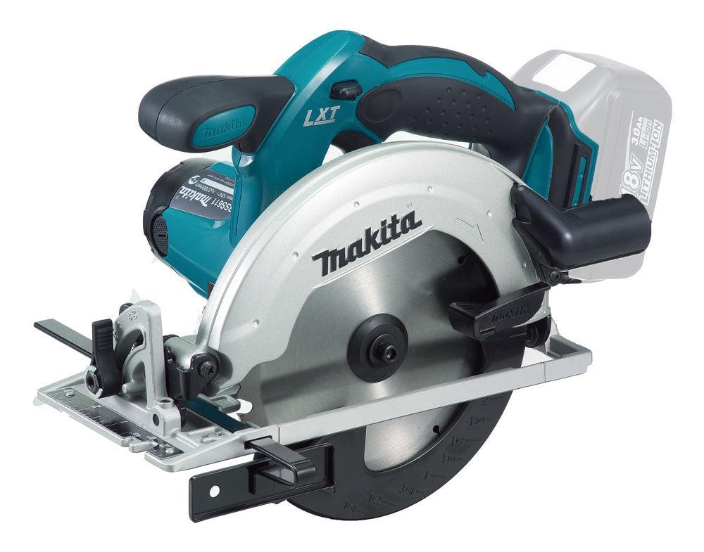 Makita DSS611Z 18V LXT Circular Saw - 165mm Blade, Lightweight Aluminium Base (Body Only)