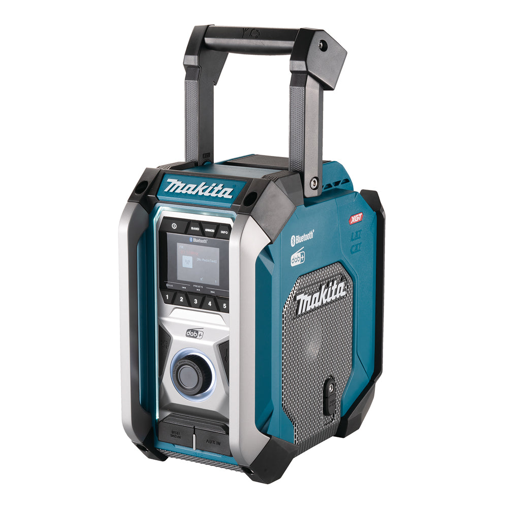 MAKITA MR007 DAB + AND BLUETOOTH RADIO (TAKES 40V AND 18V BATTERIES)