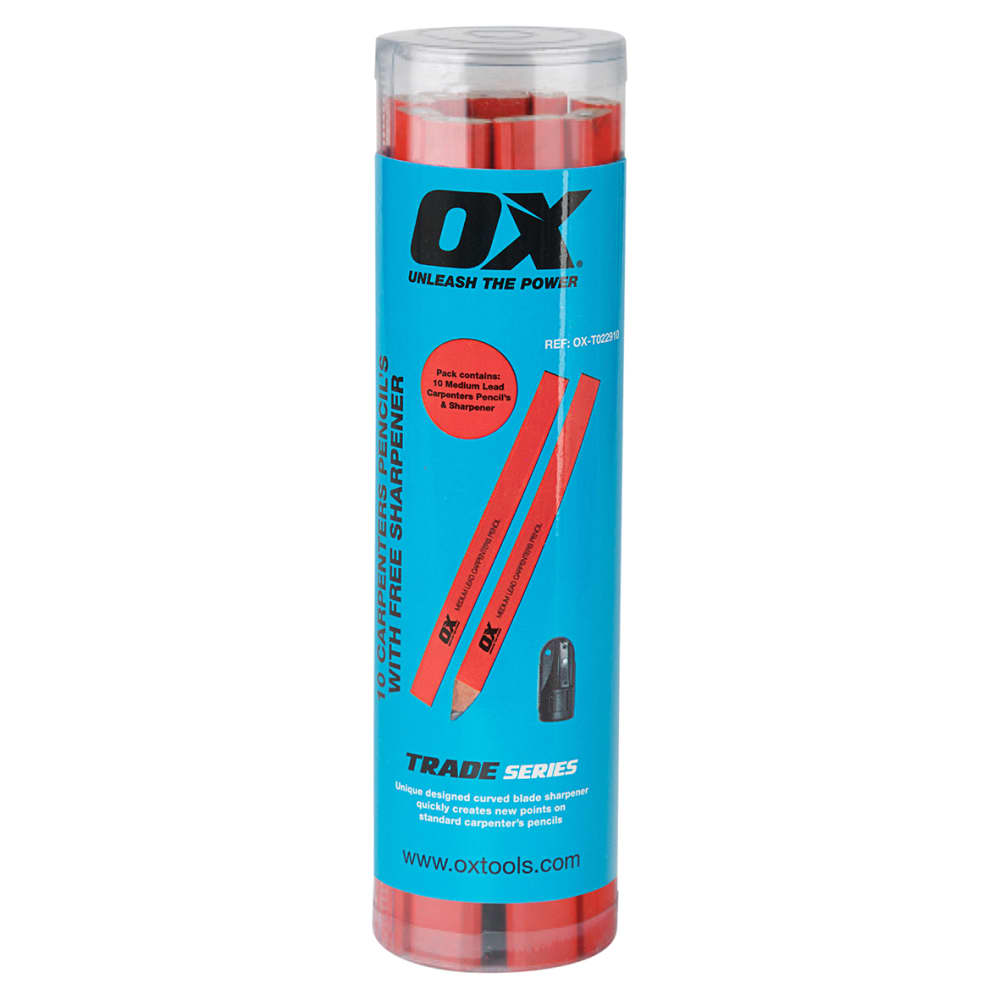OX HARD LEAD PENCIL SET WITH SHARPENER £3.99 INC VAT