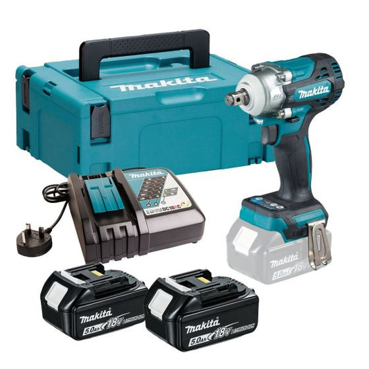 MAKITA DTW285RTJ 1/2 WRENCH KIT WITH 21MM SOCKET INCLUDED (5.0AH BATTERIES)