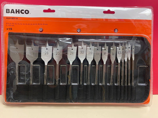 BAHCO 15PC SPADE DRILL SET