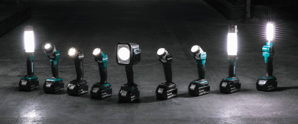 A selection of the best site lights from Makita 