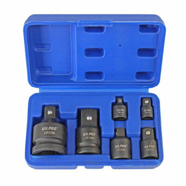 US.PRO 6 PC IMPACT SOCKET ADAPTER SET