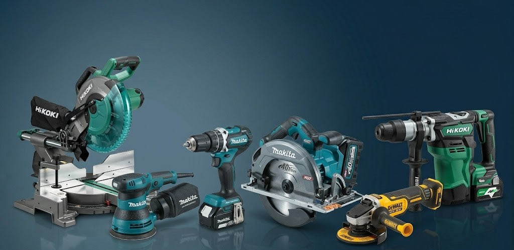 a collection of power tools from bell tools